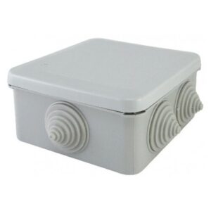 Распаячная коробка IP44, 6 контактов, 100х100х50