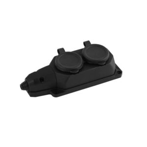Колодка каучуковая тройная IP54 (2 гнезда)