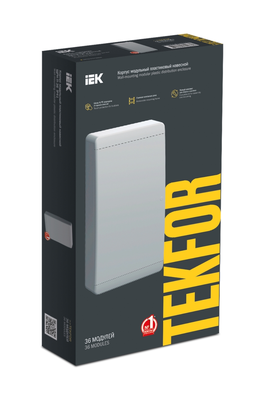 36 модулей IP41 ЩРН-П Корпус пластиковый белая дверь TEKFOR (накладной) — изображение 5